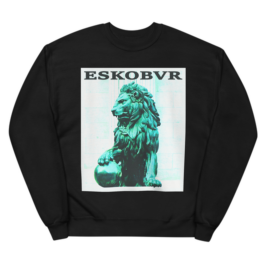 MENS ESKOBVR SUPREMO MINT GREEN CASSIUS LION GRAPHIC SWEATSHIRT