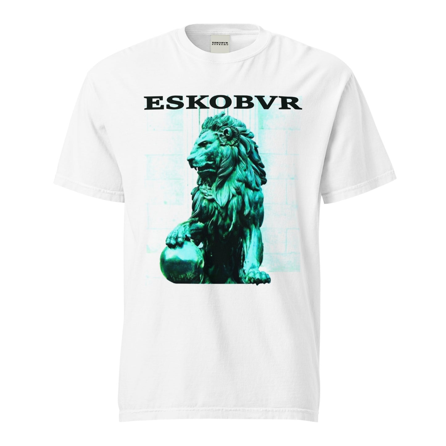 MENS ESKOBVR SUPREMO MINT GREEN CASSIUS LION GRAPHIC T-SHIRT